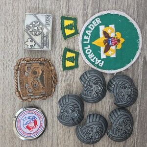 1970's Boy Scout Patches & Tie Slides Collection -PNW